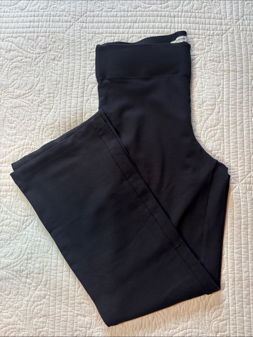 Max Studio Black Pull-On Yoga Pants